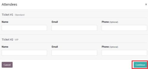 odoo免費開源erp 在 odoo 網站上預訂活動門票的實施技巧分享